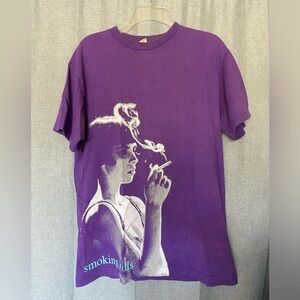 Vintage purple Smoking kills graphic tee men’s size M